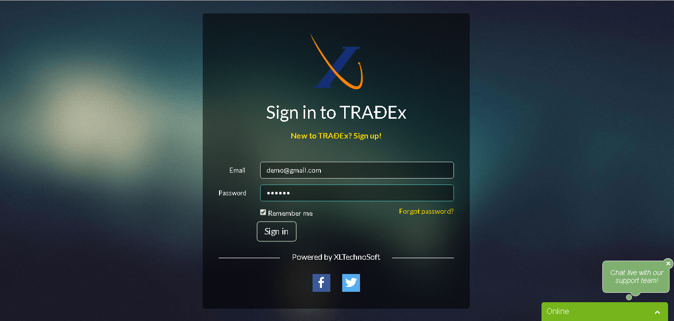 signupTRADEx